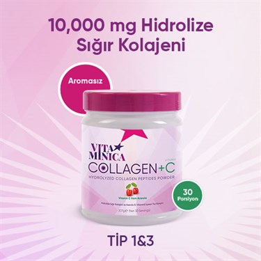 Vitaminica Collagen +C Jar - 30 Servings (Plain)